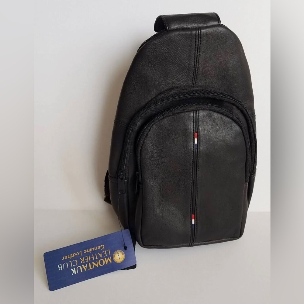 NWT Montauk Leather Club Crossbody bag